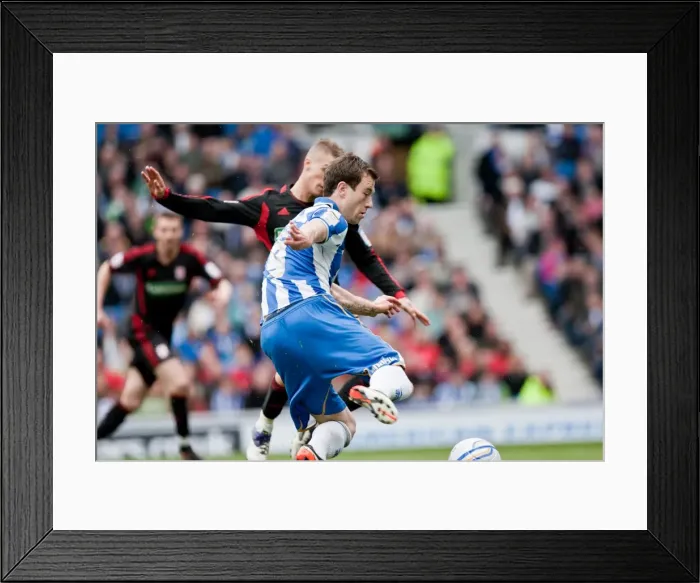 Framed Print : Ashley Barnes in Action: Brighton & Hove Albion vs. Middlesbrough, Npower Championship, March 2012 Framed Print : Ashley Barnes in Action: Brighton & Hove Albion vs. Middlesbrough, Npower Championship, March 2012