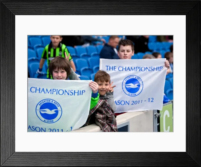 Framed Print : Brighton & Hove Albion vs. Middlesbrough: 2011-12 Home Game