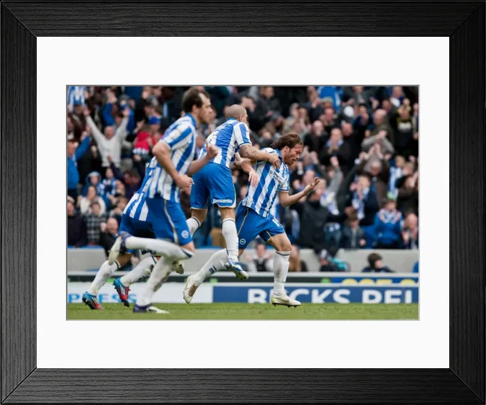 Framed Print : Calderon's Equalizer: Brighton & Hove Albion vs. Middlesbrough, Npower Championship, Amex Stadium, 31-03-2012 Framed Print : Calderon's Equalizer: Brighton & Hove Albion vs. Middlesbrough, Npower Championship, Amex Stadium, 31-03-2012