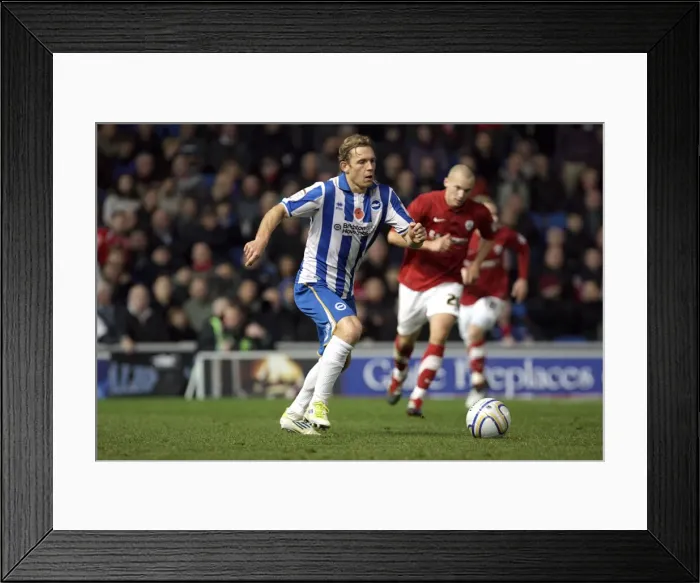 Framed Print : Brighton & Hove Albion vs Barnsley (2011-12): A Successful Home Victory - 06-11-11 Framed Print : Brighton & Hove Albion vs Barnsley (2011-12): A Successful Home Victory - 06-11-11
