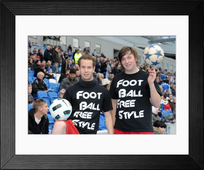 Framed Print : Brighton & Hove Albion vs Barnsley (2011-12): A Glance at the Seasiders Home Triumph
