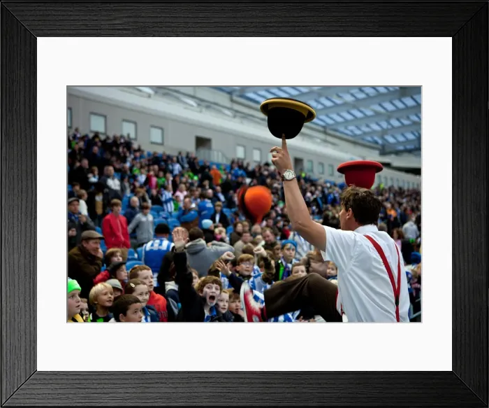 Framed Print : Brighton & Hove Albion: A Nostalgic Look Back - Barnsley (06-11-11) - 2011-12 Home Game