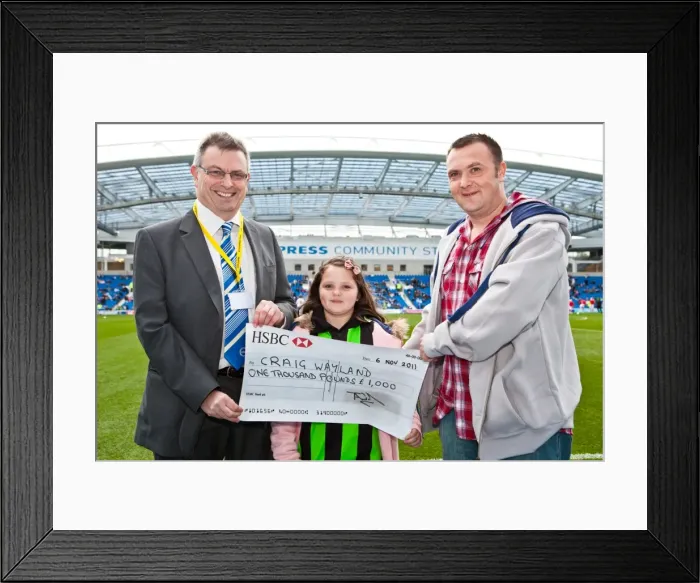 Framed Print : Brighton & Hove Albion vs Barnsley (2011-12): Home Game Highlights