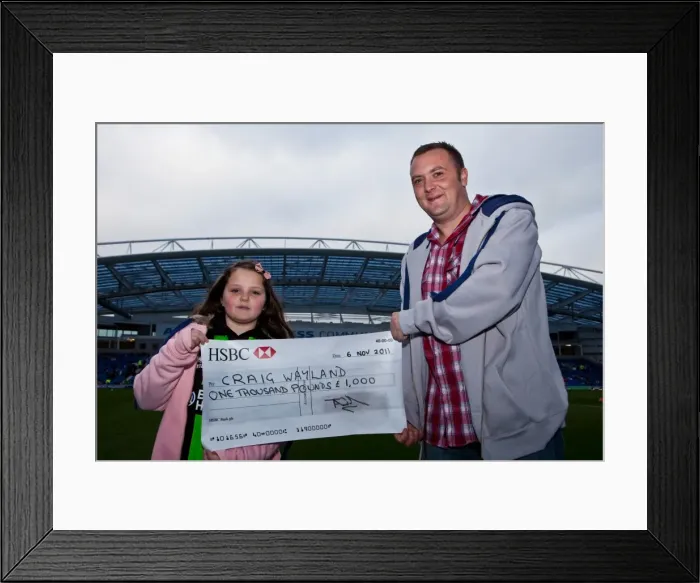 Framed Print : Brighton & Hove Albion vs Barnsley (2011-12): Home Game Highlights
