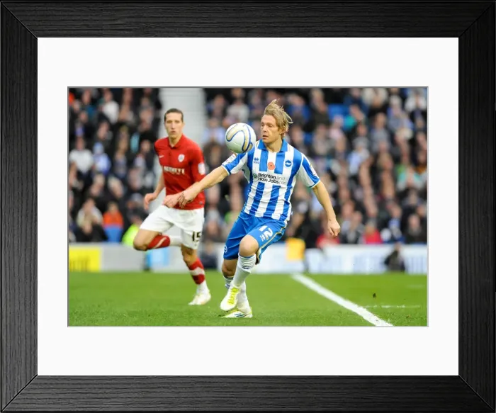 Framed Print : Brighton & Hove Albion vs Barnsley (2011-12): A Home Game