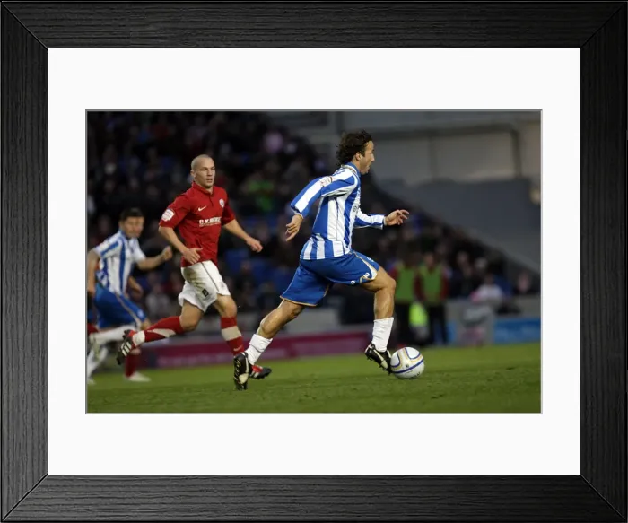 Framed Print : Brighton & Hove Albion vs. Barnsley (2011-12): A Home Victory Framed Print : Brighton & Hove Albion vs. Barnsley (2011-12): A Home Victory