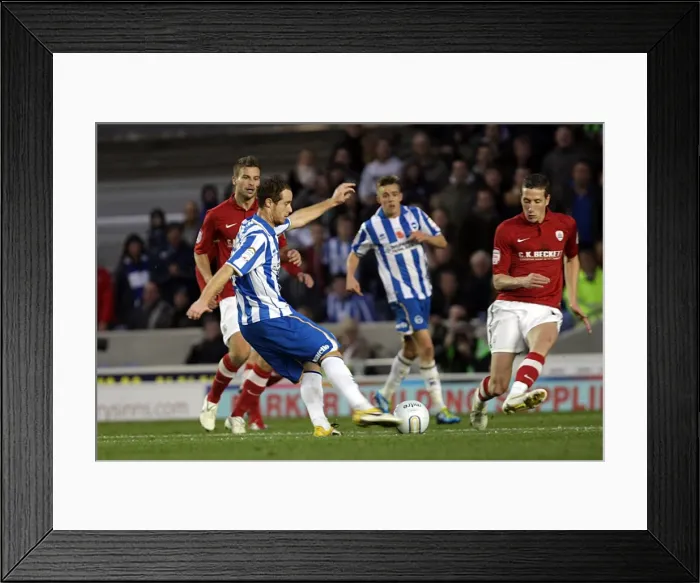 Framed Print : Brighton & Hove Albion vs Barnsley (2011-12): A Successful Home Victory - 06-11-11 Framed Print : Brighton & Hove Albion vs Barnsley (2011-12): A Successful Home Victory - 06-11-11