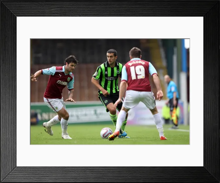 Framed Print : Gary Dicker: Action-Packed Midfield Battle at Burnley's Turf Moor, Npower Championship 2012 (April 6th) Framed Print : Gary Dicker: Action-Packed Midfield Battle at Burnley's Turf Moor, Npower Championship 2012 (April 6th)
