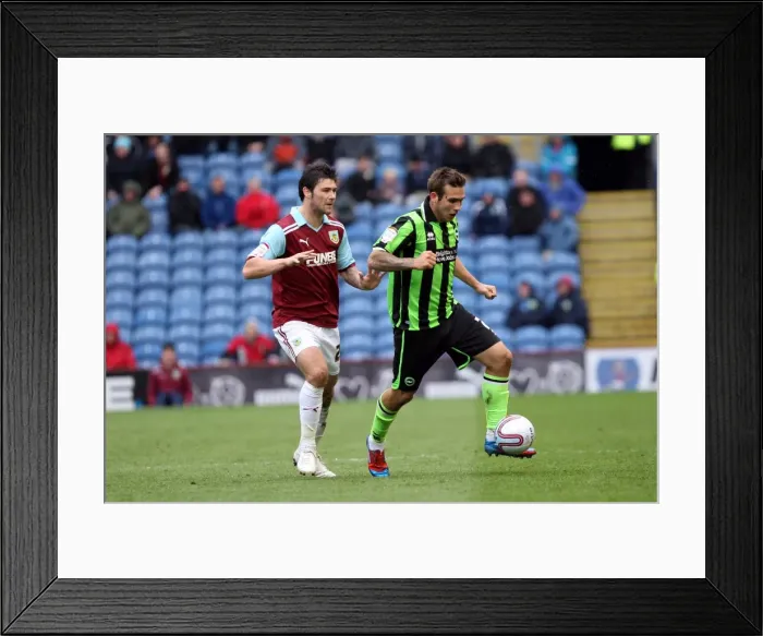 Framed Print : Joe Mattock of Brighton & Hove Albion in Action Against Burnley, Npower Championship, Turf Moor, April 6, 2012 Framed Print : Joe Mattock of Brighton & Hove Albion in Action Against Burnley, Npower Championship, Turf Moor, April 6, 2012