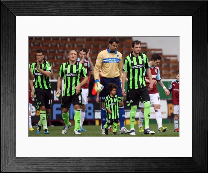 Framed Print : Brighton & Hove Albion vs. Burnley (Away Game - 06-04-12) Framed Print : Brighton & Hove Albion vs. Burnley (Away Game - 06-04-12)