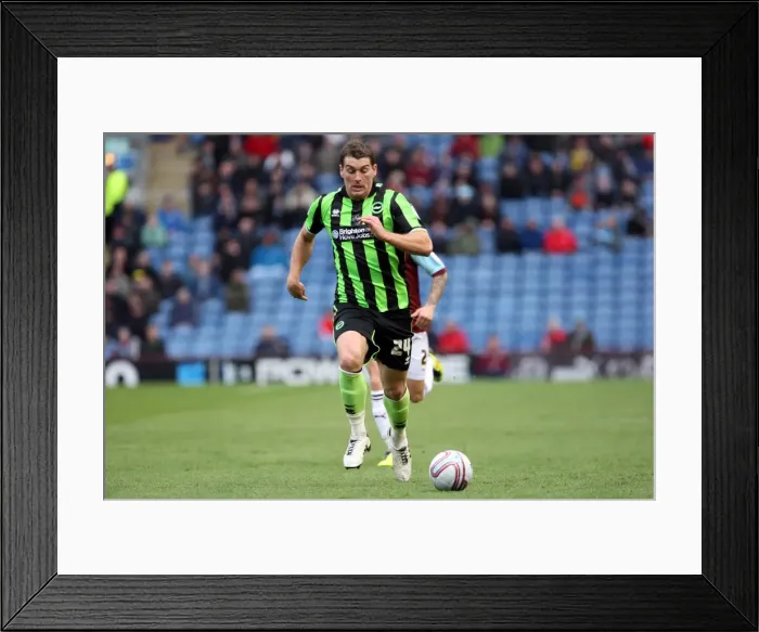 Framed Print : Sam Vokes Zeroes In: Burnley vs. Brighton & Hove Albion, Npower Championship Showdown at Turf Moor (06-04-12) Framed Print : Sam Vokes Zeroes In: Burnley vs. Brighton & Hove Albion, Npower Championship Showdown at Turf Moor (06-04-12)
