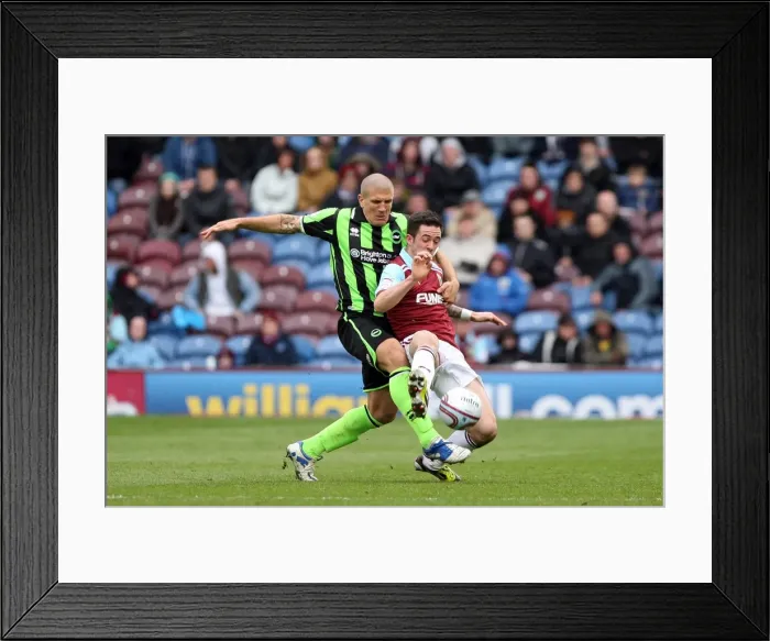 Framed Print : Burnley Brighton 120406 Framed Print : Burnley Brighton 120406