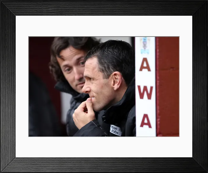 Framed Print : Gus Poyet at the Helm: Brighton & Hove Albion at Turf Moor, April 2012 Framed Print : Gus Poyet at the Helm: Brighton & Hove Albion at Turf Moor, April 2012