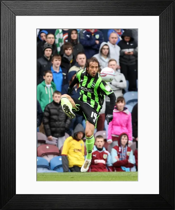 Framed Print : Inigo Calderon in Action: Burnley vs. Brighton & Hove Albion, April 6, 2012 Framed Print : Inigo Calderon in Action: Burnley vs. Brighton & Hove Albion, April 6, 2012