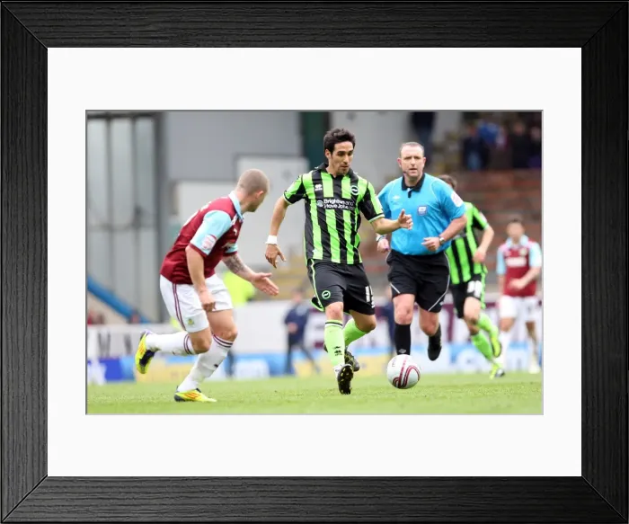 Framed Print : Vicente's Unyielding Determination: A Moment of Brighton & Hove Albion Glory at Turf Moor (April 6, 2012) Framed Print : Vicente's Unyielding Determination: A Moment of Brighton & Hove Albion Glory at Turf Moor (April 6, 2012)