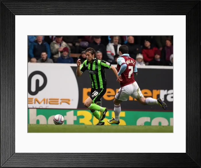 Framed Print : Brighton's Will Buckley Thrills at Turf Moor: Burnley vs. Brighton & Hove Albion, April 6, 2012 Framed Print : Brighton's Will Buckley Thrills at Turf Moor: Burnley vs. Brighton & Hove Albion, April 6, 2012