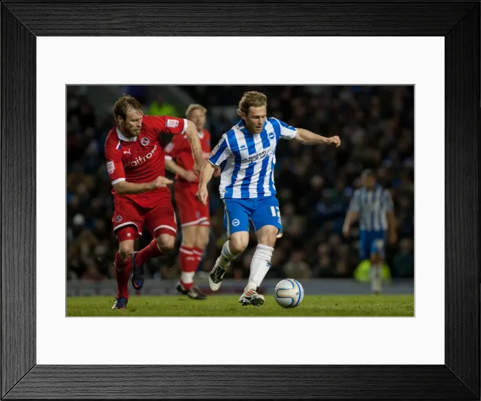 Framed Print : Craig Mackail-Smith in Action: Brighton & Hove Albion vs. Reading, April 10, 2012 Framed Print : Craig Mackail-Smith in Action: Brighton & Hove Albion vs. Reading, April 10, 2012