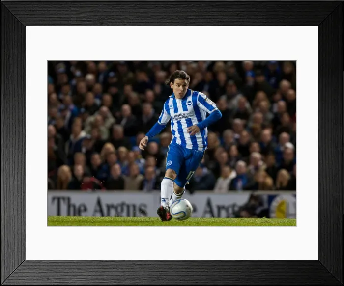 Framed Print : Gai Assulin in Action: Brighton & Hove Albion vs. Reading, April 10, 2012 Framed Print : Gai Assulin in Action: Brighton & Hove Albion vs. Reading, April 10, 2012