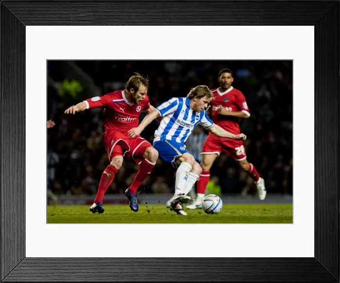 Framed Print : Craig Mackail-Smith Scores: Brighton & Hove Albion vs. Reading, Npower Championship (April 10, 2012) - Amex Stadium Framed Print : Craig Mackail-Smith Scores: Brighton & Hove Albion vs. Reading, Npower Championship (April 10, 2012) - Amex Stadium