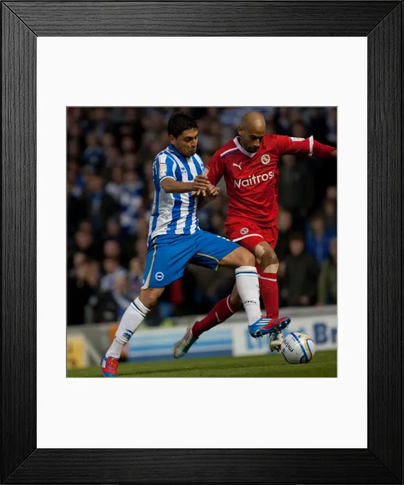 Framed Print : Brighton & Hove Albion's Memorable 10-04-2012 Victory Against Reading: A Standout Moment from the 2011-12 Season Framed Print : Brighton & Hove Albion's Memorable 10-04-2012 Victory Against Reading: A Standout Moment from the 2011-12 Season