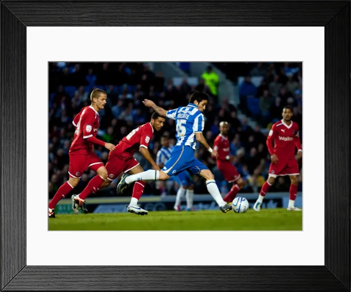 Framed Print : Vicente's Long-Range Shot at Amex Stadium: Brighton & Hove Albion vs. Reading, April 10, 2012 Framed Print : Vicente's Long-Range Shot at Amex Stadium: Brighton & Hove Albion vs. Reading, April 10, 2012