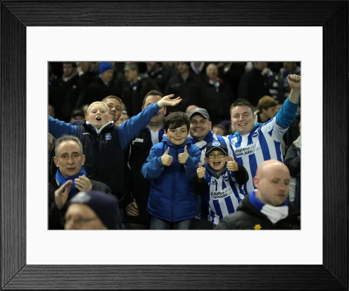 Framed Print : A Memorable 10-04-2012 Victory: Brighton & Hove Albion vs. Reading (2011-12 Season) Framed Print : A Memorable 10-04-2012 Victory: Brighton & Hove Albion vs. Reading (2011-12 Season)