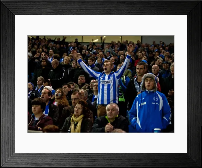 Framed Print : Brighton & Hove Albion's Historic 10-4 Victory Against Reading (10-04-2012) Framed Print : Brighton & Hove Albion's Historic 10-4 Victory Against Reading (10-04-2012)