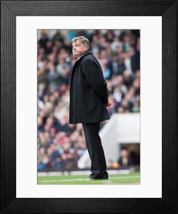 Framed Print : Sam Allardyce Leads West Ham United Against Brighton & Hove Albion in Npower Championship Clash, April 2012 Framed Print : Sam Allardyce Leads West Ham United Against Brighton & Hove Albion in Npower Championship Clash, April 2012