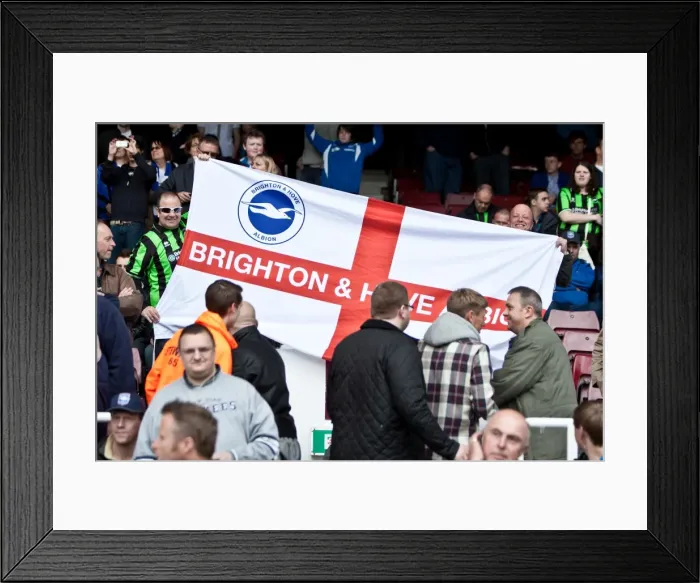 Framed Print : Brighton & Hove Albion vs. West Ham United: 2011-12 Season - Away Game Highlights