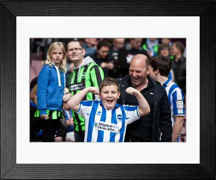 Framed Print : Brighton & Hove Albion vs. West Ham United (Away) - A Retrospective of the 2011-12 Season: 14-04-2012
