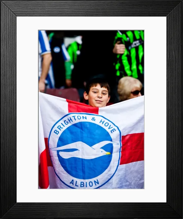 Framed Print : A Thrilling Encounter: Brighton & Hove Albion vs. West Ham United (April 14, 2012) - Season 2011-12 Framed Print : A Thrilling Encounter: Brighton & Hove Albion vs. West Ham United (April 14, 2012) - Season 2011-12
