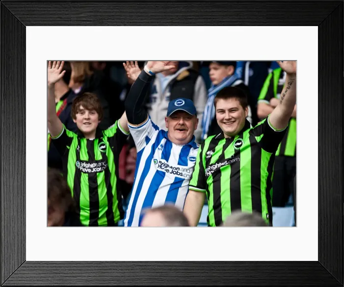 Framed Print : Brighton & Hove Albion vs. West Ham United (Away) - A Look Back at the 2011-12 Season: 14-04-2012