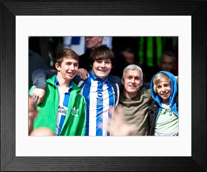 Framed Print : Brighton & Hove Albion vs. West Ham United (Away) - A Look Back at the 2011-12 Season: 14-04-2012
