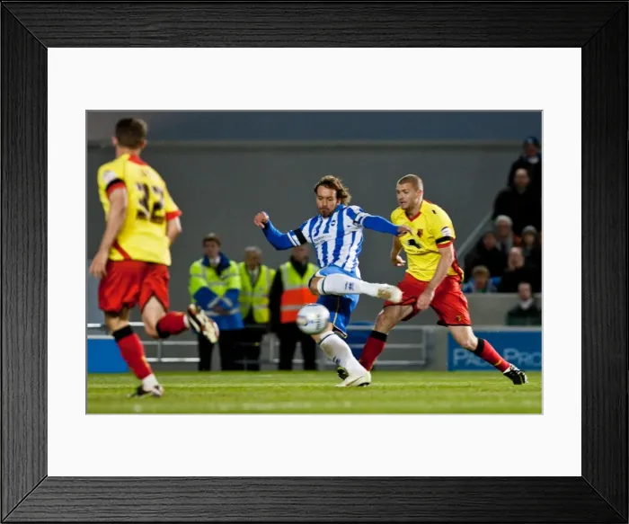 Framed Print : Inigo Calderon Scores the Game-winning Goal: Brighton & Hove Albion 1-2 Watford (April 17, 2012) Framed Print : Inigo Calderon Scores the Game-winning Goal: Brighton & Hove Albion 1-2 Watford (April 17, 2012)