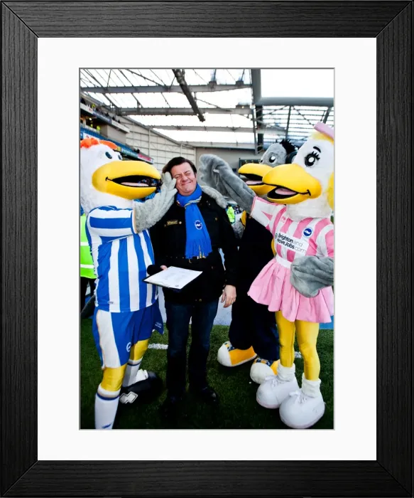 Framed Print : Brighton & Hove Albion vs. Watford (2011-12 Home Game) Framed Print : Brighton & Hove Albion vs. Watford (2011-12 Home Game)