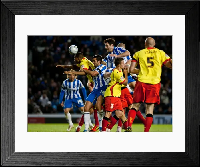 Framed Print : Romain Vincelot's Thrilling Performance: Brighton & Hove Albion vs. Watford, April 17, 2012 Framed Print : Romain Vincelot's Thrilling Performance: Brighton & Hove Albion vs. Watford, April 17, 2012