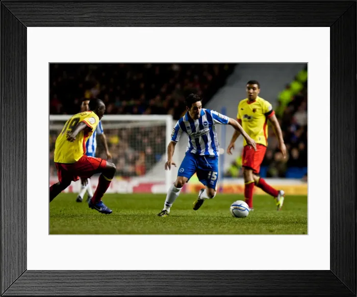 Framed Print : Vicente's Unforgettable Night: Brighton & Hove Albion vs. Watford (17-04-2012) Framed Print : Vicente's Unforgettable Night: Brighton & Hove Albion vs. Watford (17-04-2012)
