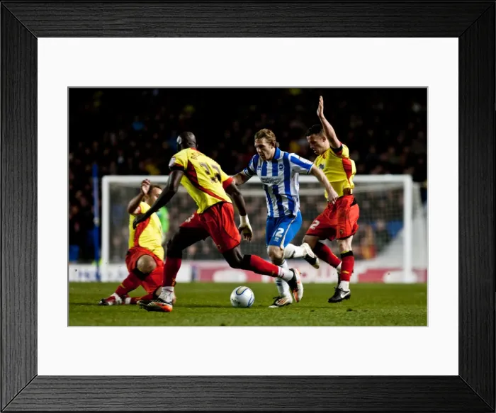 Framed Print : Craig Mackail-Smith in Action: Brighton & Hove Albion vs Watford, April 17, 2012 Framed Print : Craig Mackail-Smith in Action: Brighton & Hove Albion vs Watford, April 17, 2012