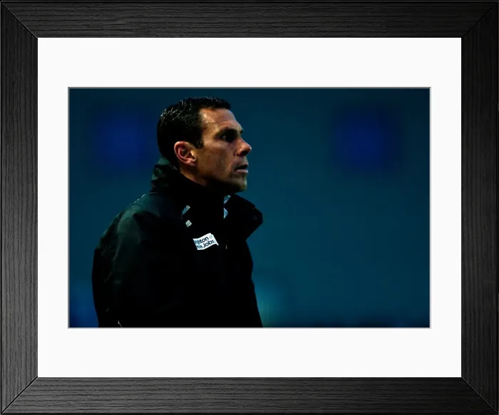Framed Print : Gus Poyet Leads Brighton & Hove Albion Against Watford, April 17, 2012 Framed Print : Gus Poyet Leads Brighton & Hove Albion Against Watford, April 17, 2012