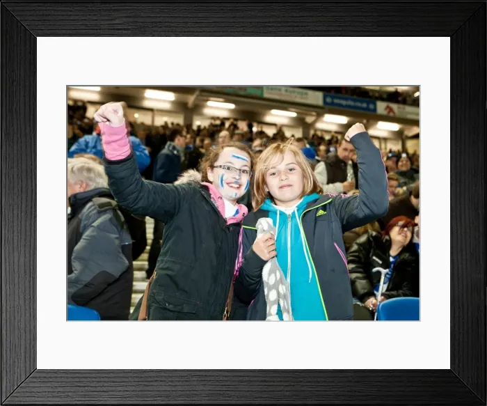 Framed Print : Brighton & Hove Albion vs. Watford (2012): A Past Season Home Game Framed Print : Brighton & Hove Albion vs. Watford (2012): A Past Season Home Game