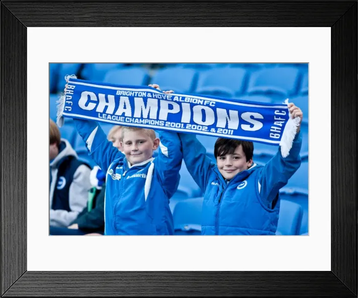 Framed Print : A Nostalgic Look Back: Brighton & Hove Albion vs. Watford (17-04-2012) - 2011-12 Home Game Framed Print : A Nostalgic Look Back: Brighton & Hove Albion vs. Watford (17-04-2012) - 2011-12 Home Game