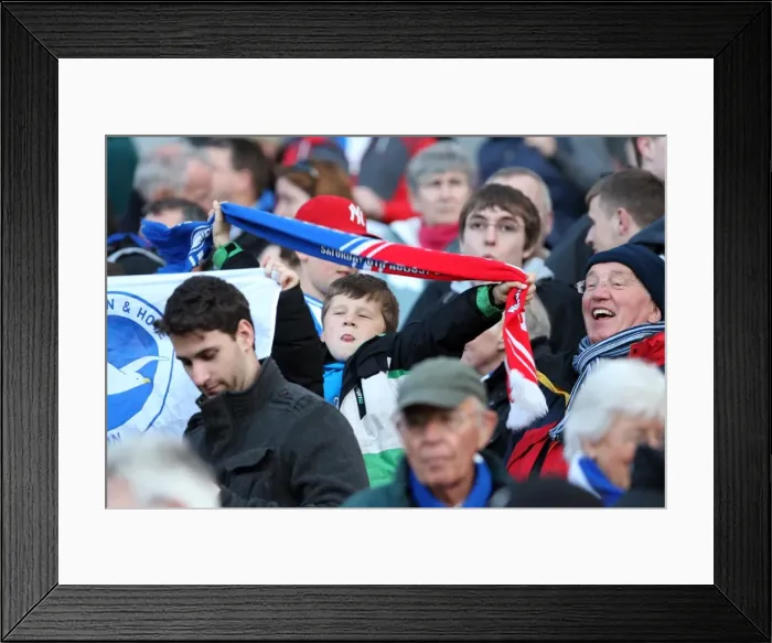 Framed Print : Brighton & Hove Albion vs. Watford (2011-12 Home Game) Framed Print : Brighton & Hove Albion vs. Watford (2011-12 Home Game)