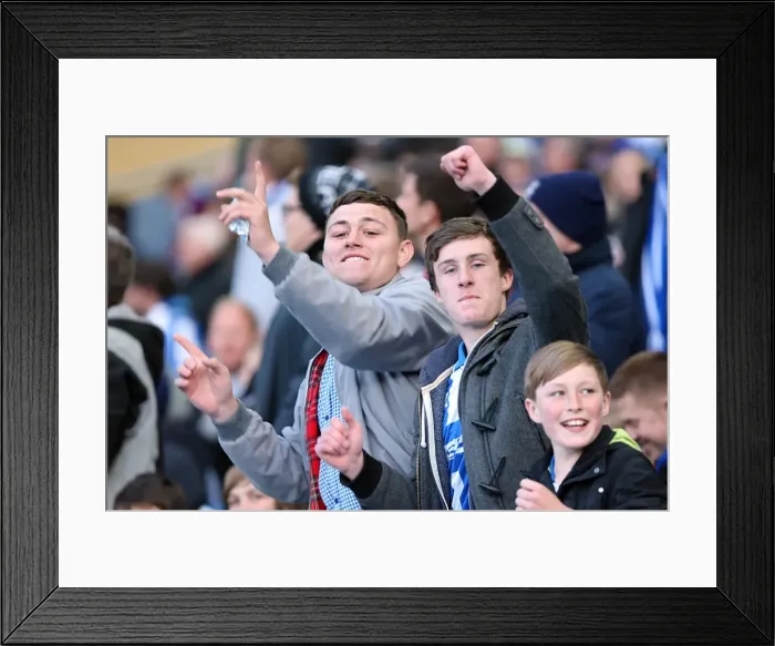 Framed Print : Brighton & Hove Albion vs. Watford: 2011-12 Home Game Framed Print : Brighton & Hove Albion vs. Watford: 2011-12 Home Game
