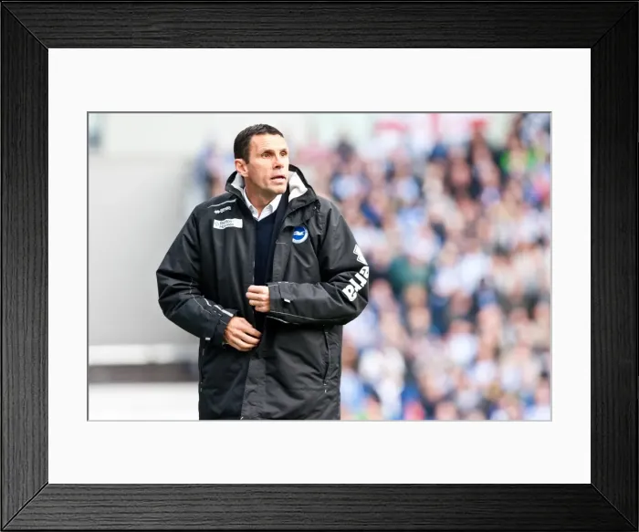 Framed Print : Gus Poyet: Brighton & Hove Albion Manager Against Birmingham City, Npower Championship 2012 (April 21) Framed Print : Gus Poyet: Brighton & Hove Albion Manager Against Birmingham City, Npower Championship 2012 (April 21)