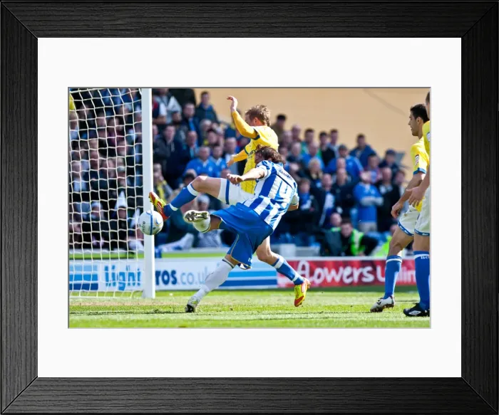 Framed Print : Inigo Calderon's Thrilling Shot at Amex Stadium: Brighton & Hove Albion vs Birmingham City (April 21, 2012) Framed Print : Inigo Calderon's Thrilling Shot at Amex Stadium: Brighton & Hove Albion vs Birmingham City (April 21, 2012)