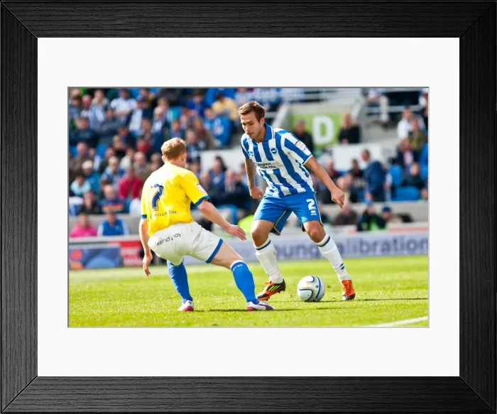 Framed Print : Joe Mattock: In Action Against Birmingham City, Npower Championship, April 21, 2012 Framed Print : Joe Mattock: In Action Against Birmingham City, Npower Championship, April 21, 2012
