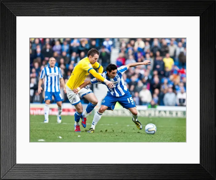 Framed Print : Vicente's Thrilling Display: Brighton & Hove Albion vs Birmingham City, Npower Championship, April 21, 2012 - Amex Stadium Framed Print : Vicente's Thrilling Display: Brighton & Hove Albion vs Birmingham City, Npower Championship, April 21, 2012 - Amex Stadium