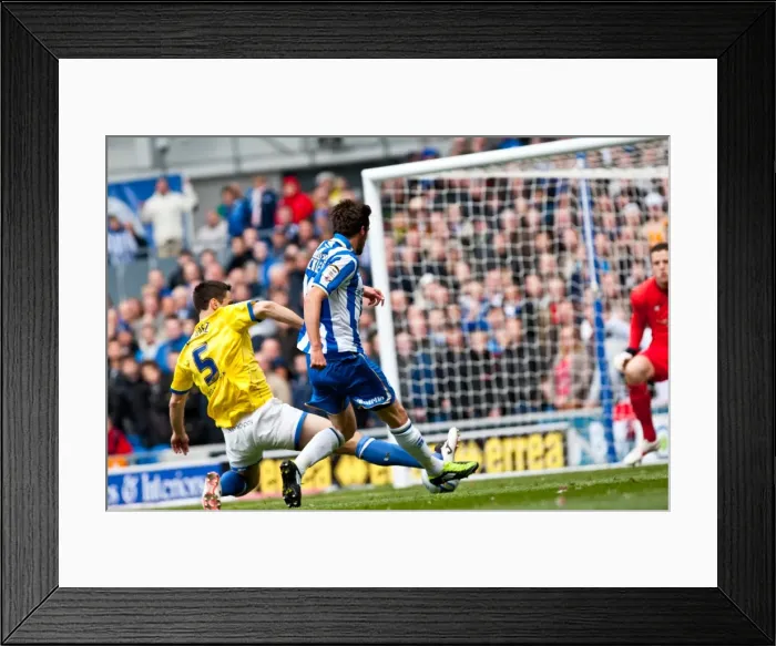 Framed Print : Deflected Determination: Will Buckley's Pivotal Shot in Brighton & Hove Albion vs Birmingham City, Npower Championship (April 21, 2012) Framed Print : Deflected Determination: Will Buckley's Pivotal Shot in Brighton & Hove Albion vs Birmingham City, Npower Championship (April 21, 2012)