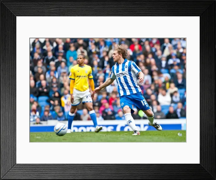 Framed Print : Brighton & Hove Albion's Craig Mackail-Smith Scores Against Birmingham City in Npower Championship Match at Amex Stadium (April 21, 2012) Framed Print : Brighton & Hove Albion's Craig Mackail-Smith Scores Against Birmingham City in Npower Championship Match at Amex Stadium (April 21, 2012)