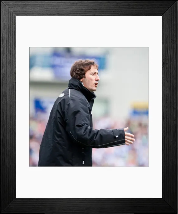 Framed Print : Mauricio Taricco in Action: Brighton & Hove Albion vs Birmingham City, Npower Championship, April 21, 2012 Framed Print : Mauricio Taricco in Action: Brighton & Hove Albion vs Birmingham City, Npower Championship, April 21, 2012